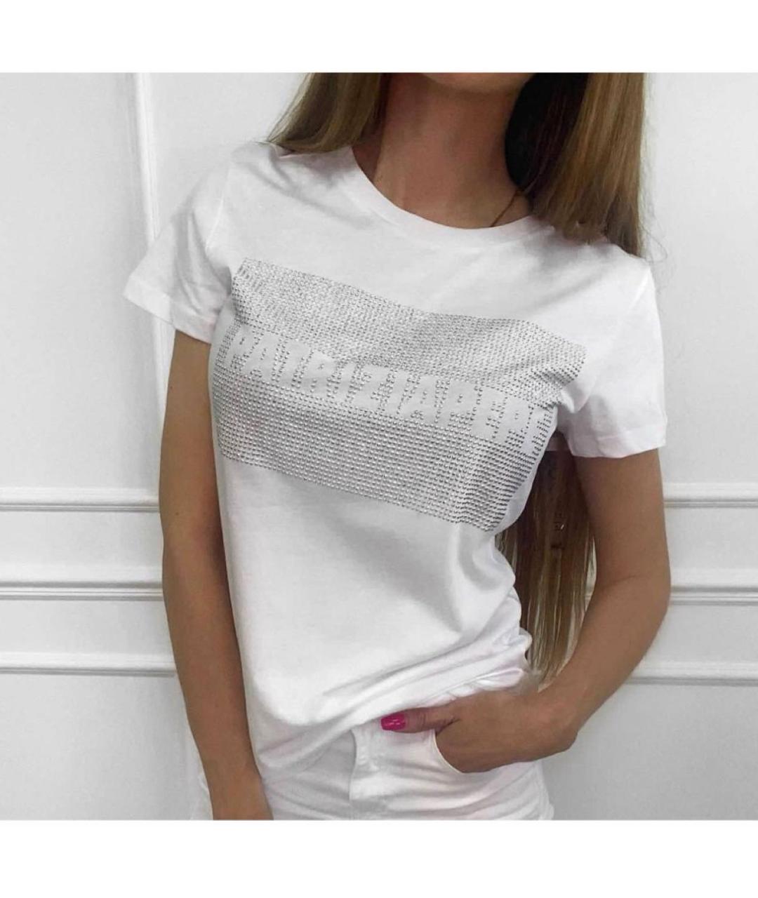 PATRIZIA PEPE Белая футболка, фото 3