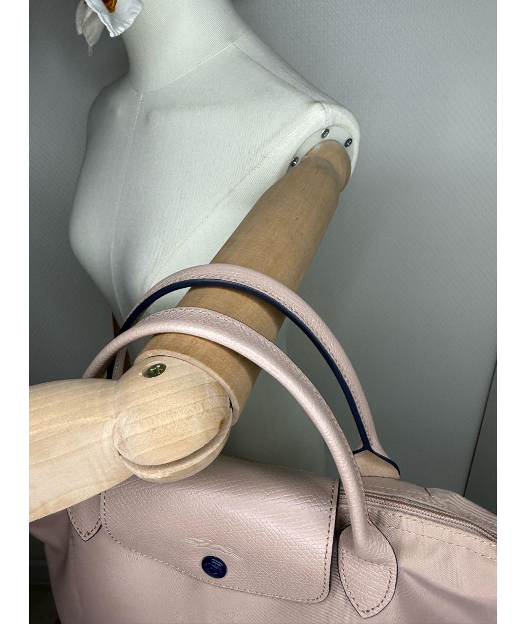 LONGCHAMP Бежевая сумка с короткими ручками, фото 2