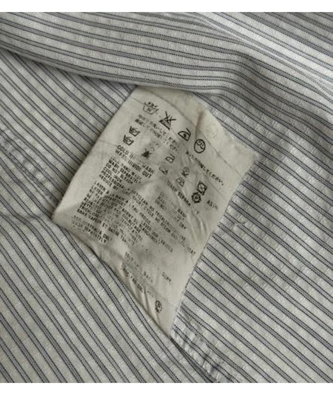 PRADA Голубая хлопковая классическая рубашка, фото 6