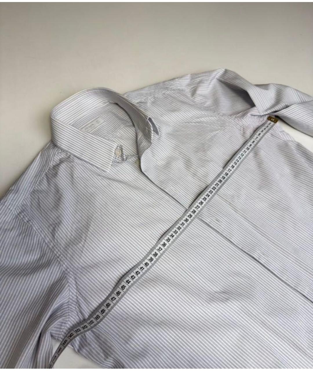 PRADA Голубая хлопковая классическая рубашка, фото 4