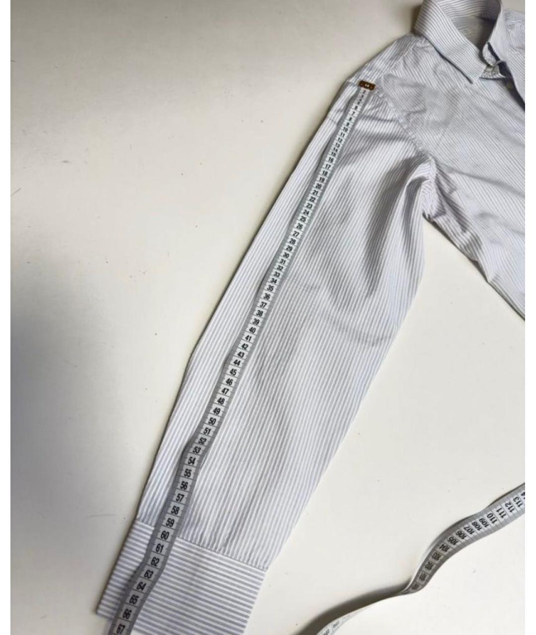 PRADA Голубая хлопковая классическая рубашка, фото 5