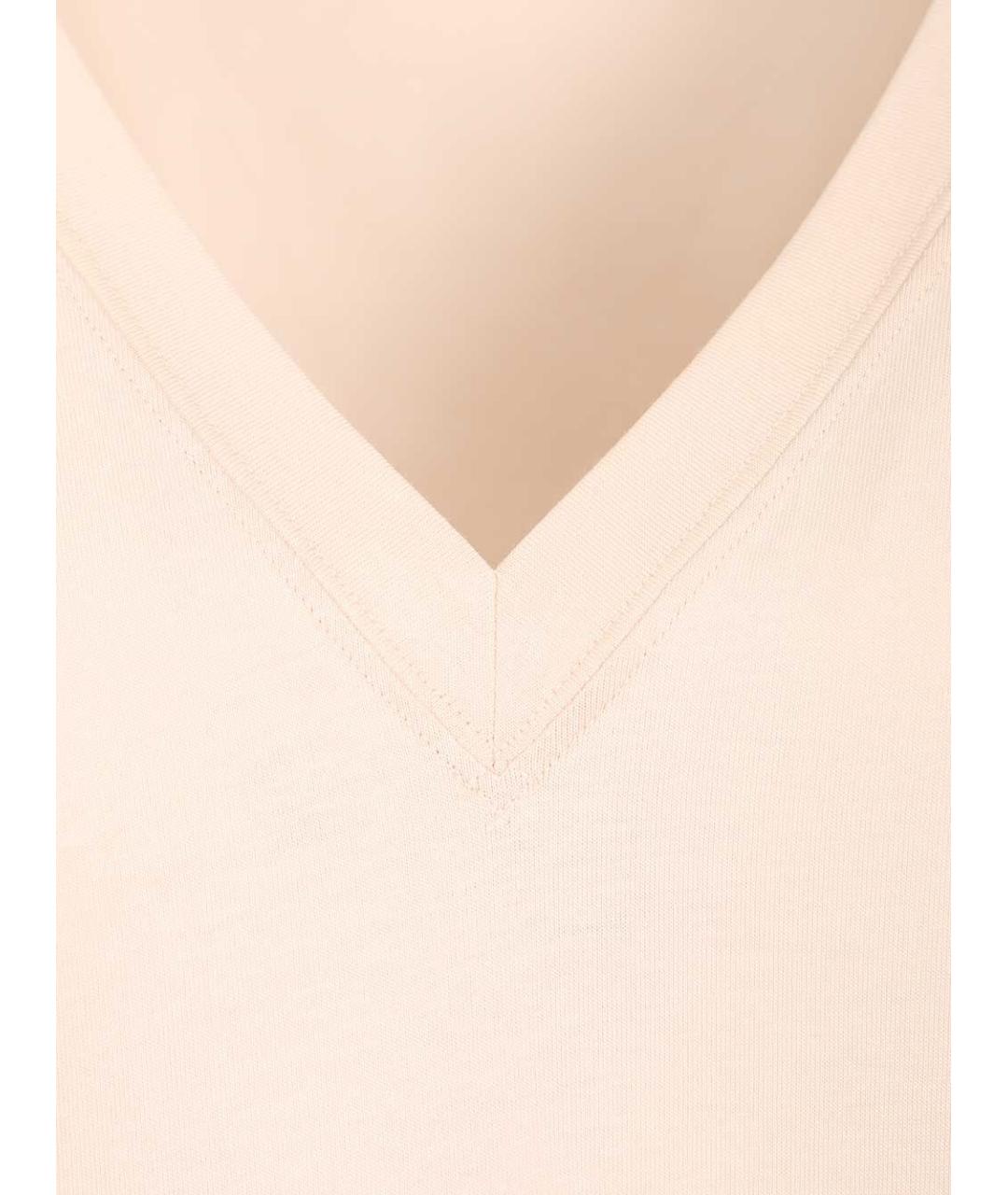 LOULOU STUDIO Розовая хлопковая футболка, фото 3