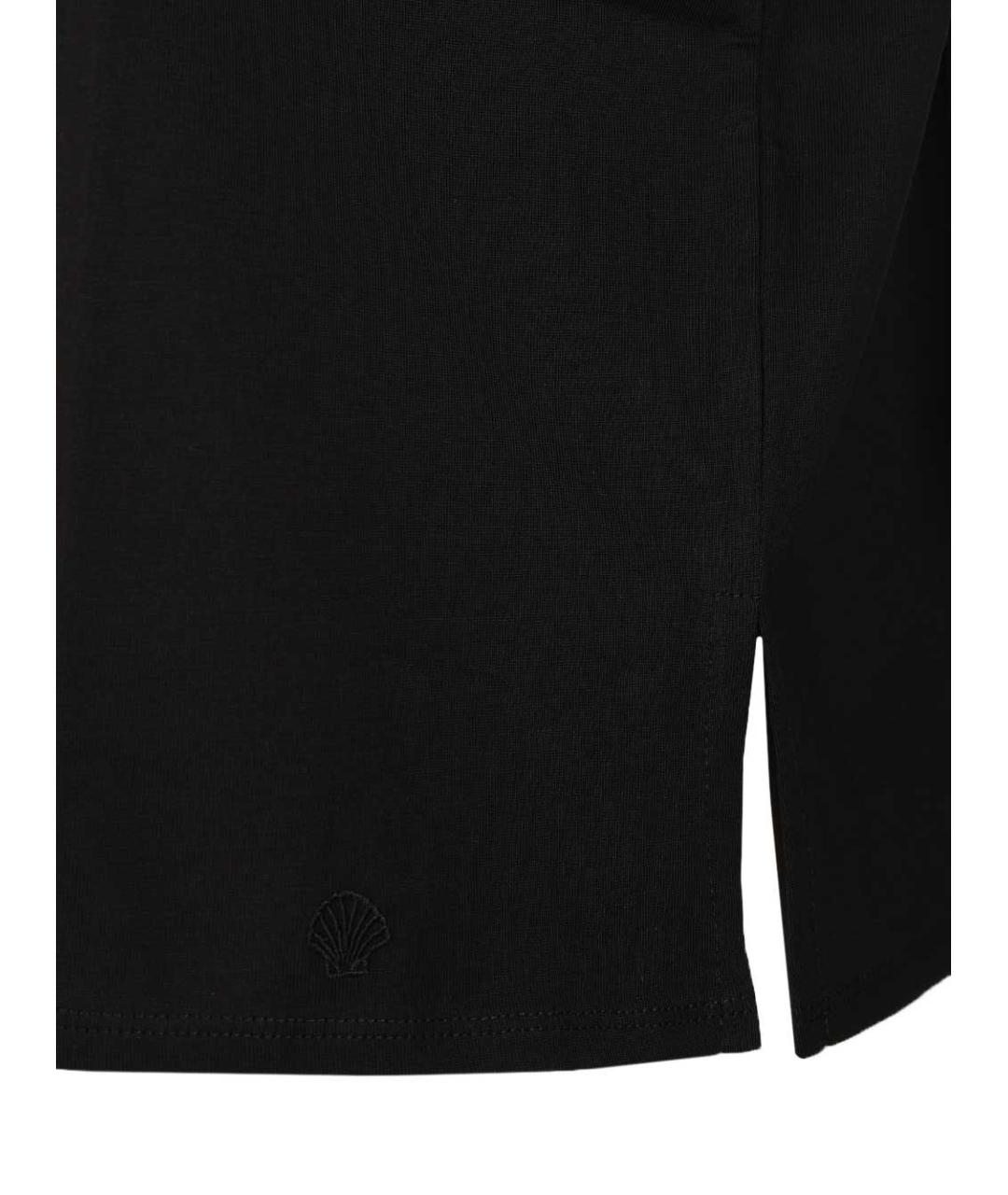 LOULOU STUDIO Черная хлопковая футболка, фото 4