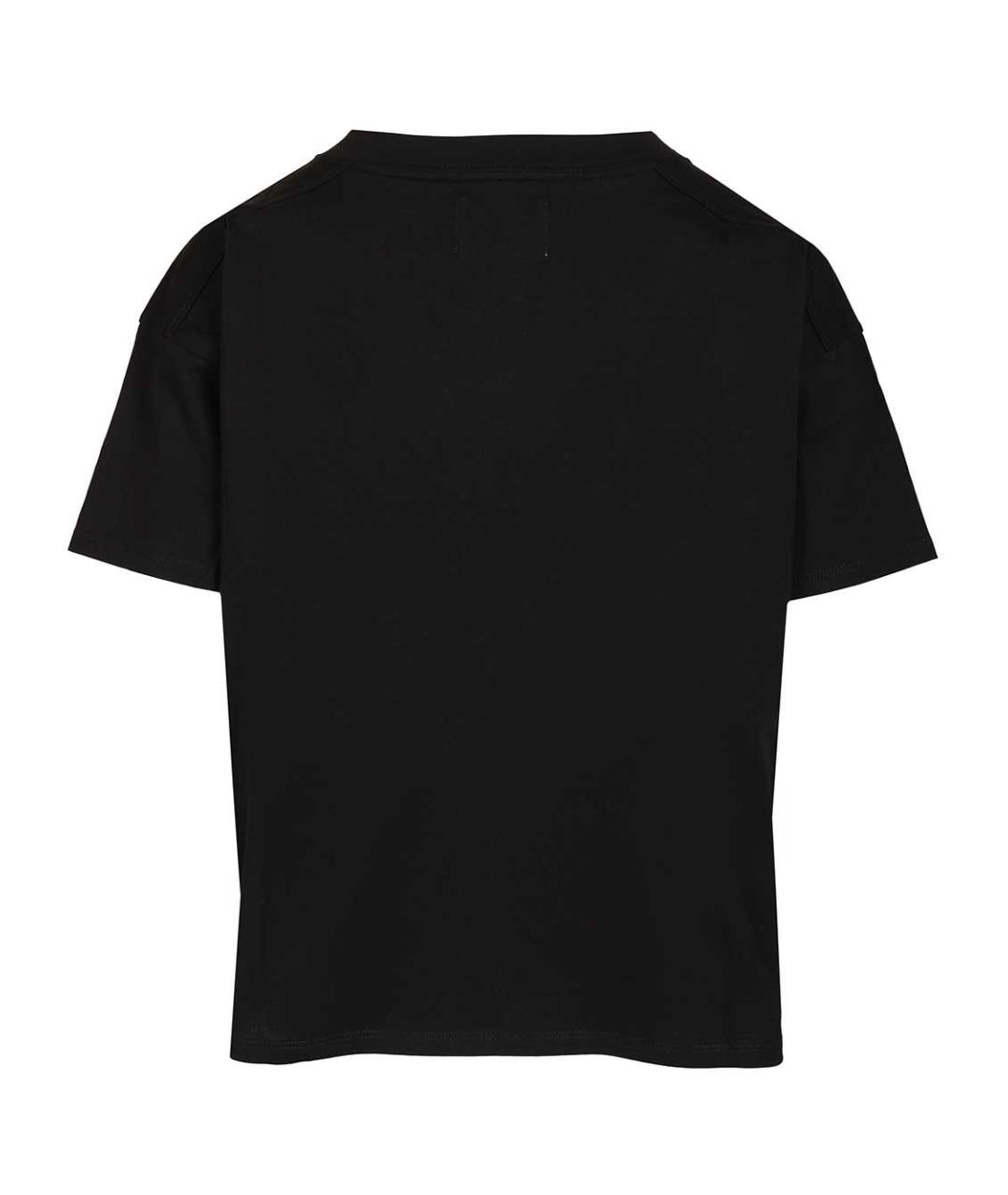 LOULOU STUDIO Черная хлопковая футболка, фото 2