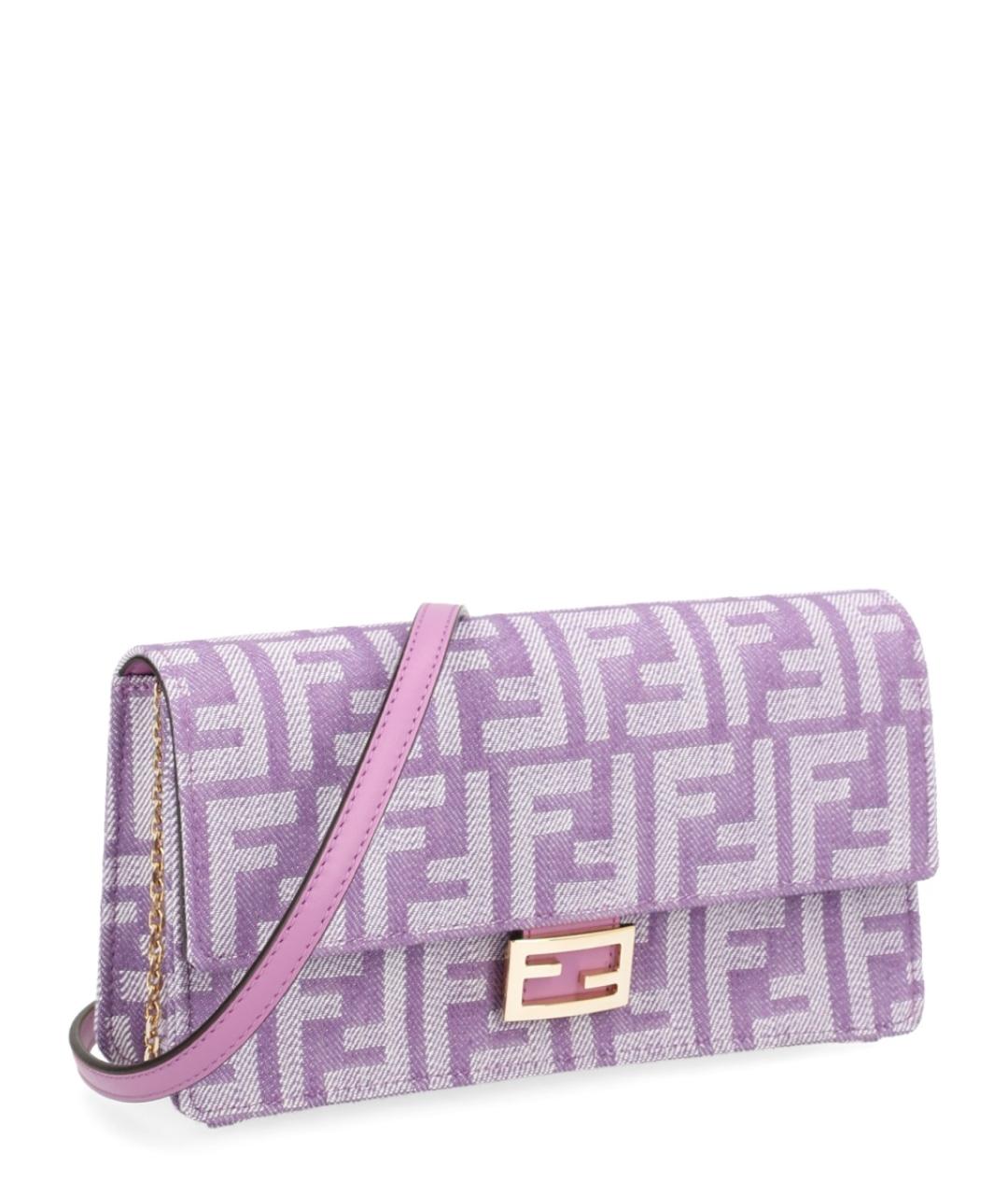 FENDI Фиолетовый кошелек, фото 3