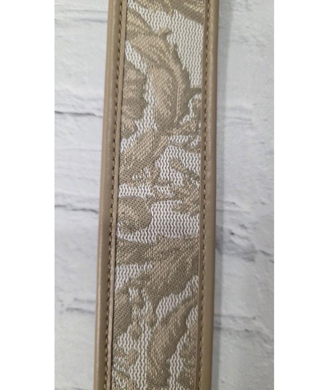 VERSACE Бежевый кожаный ремень, фото 6