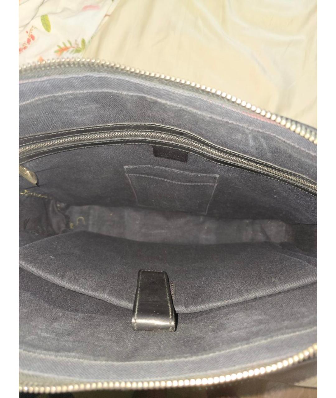 GUCCI Черный портфель, фото 7