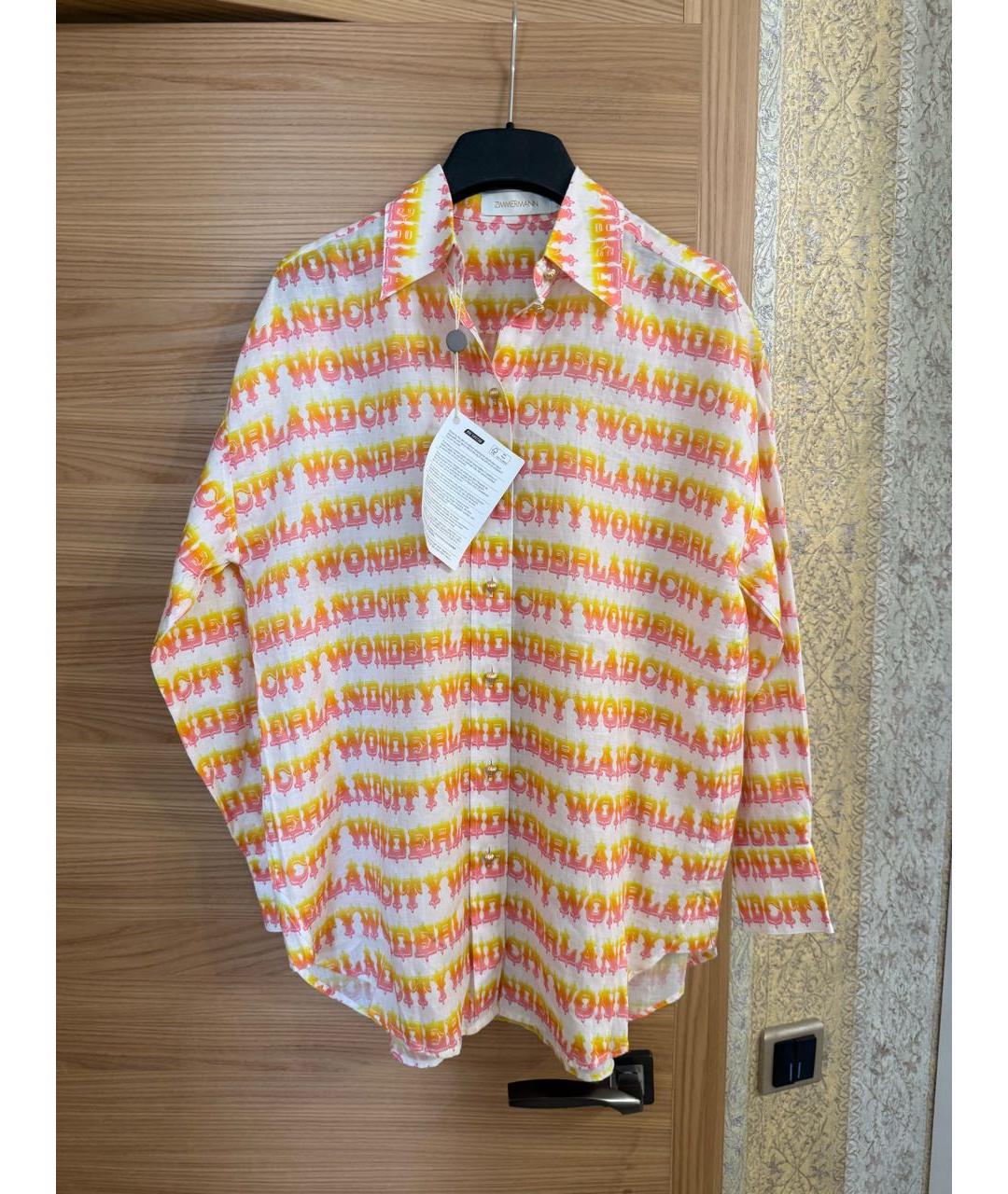 ZIMMERMANN Мульти льняная блузы, фото 2