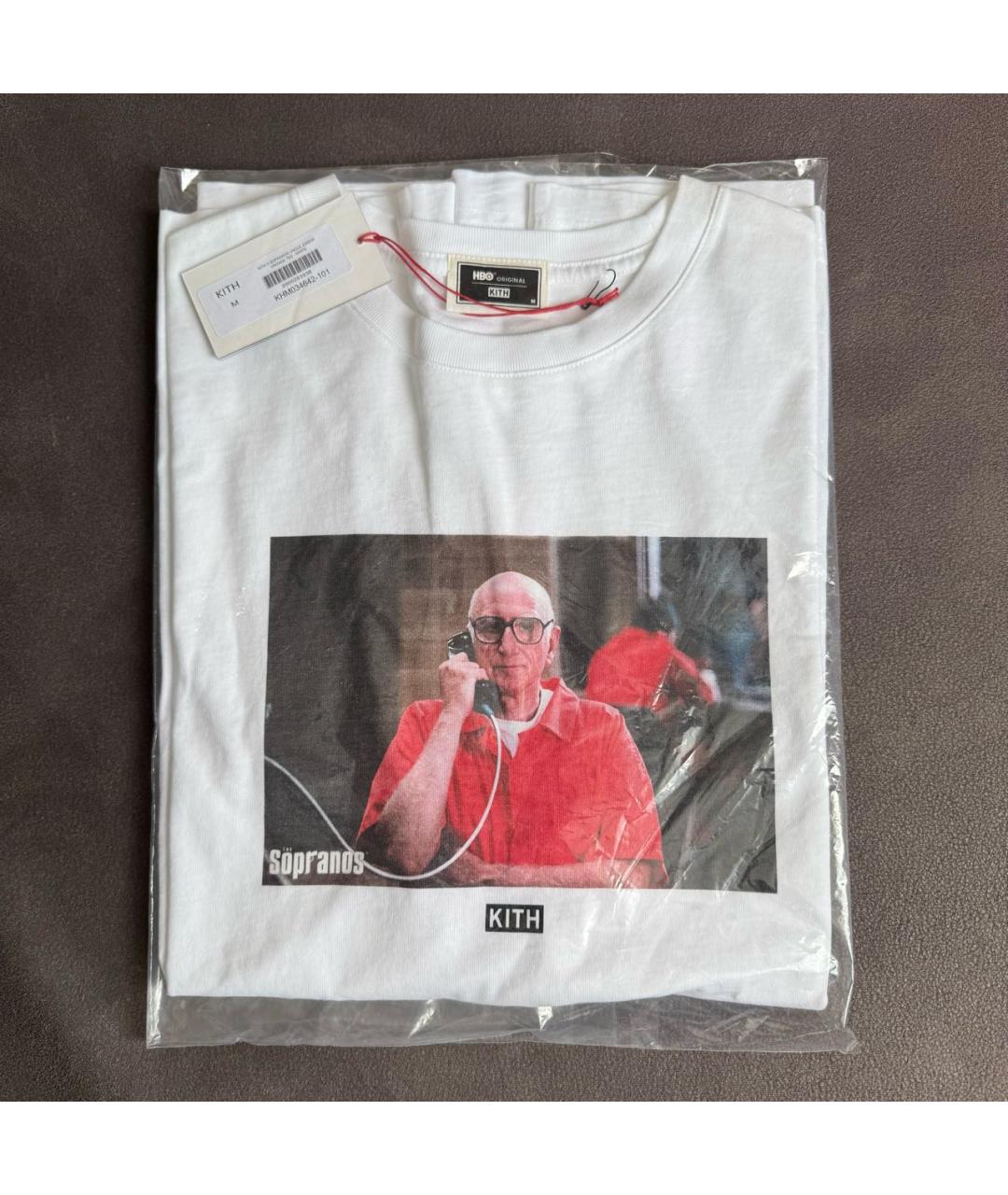 KITH Белая хлопковая футболка, фото 2