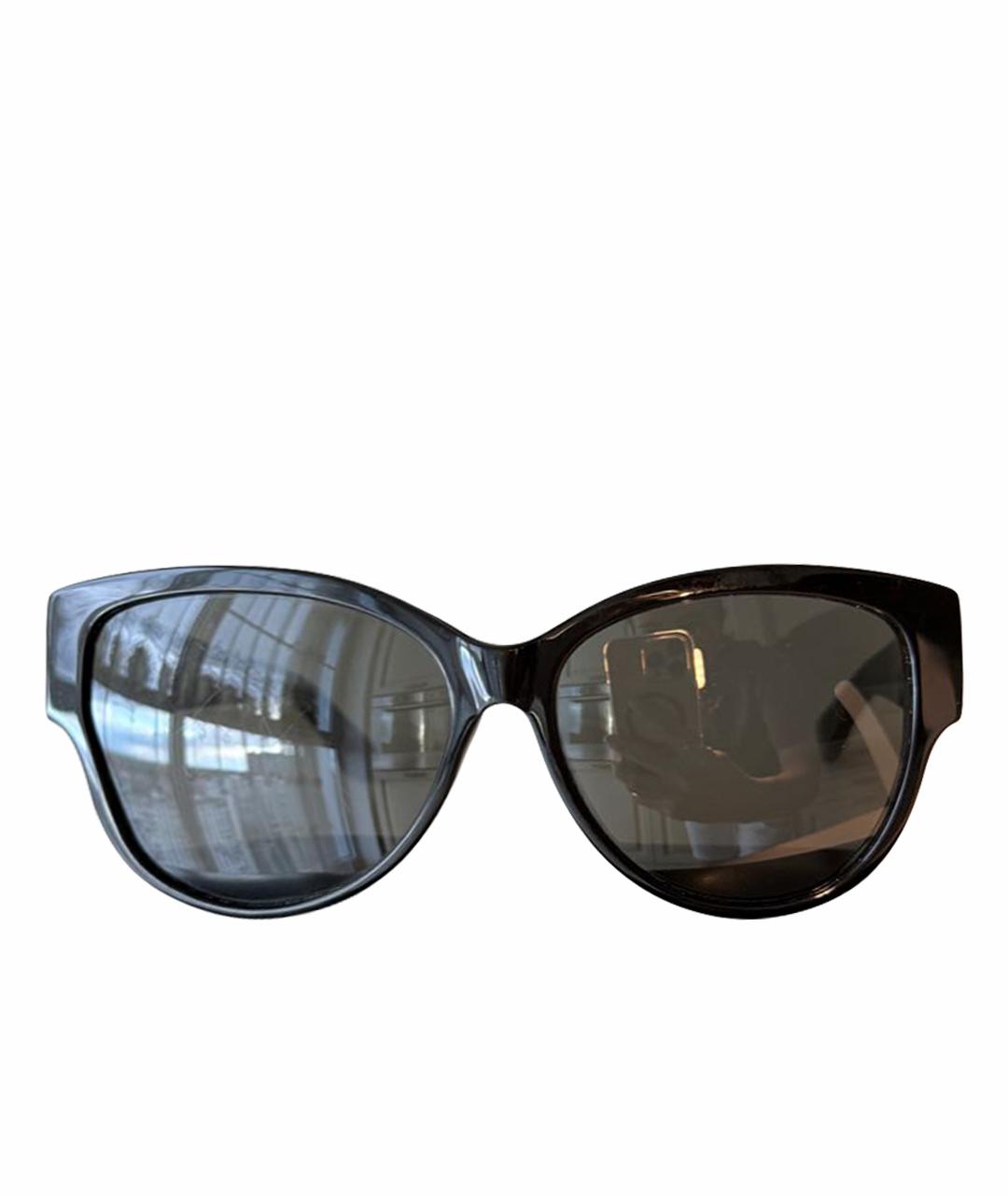 SAINT LAURENT Черные пластиковые солнцезащитные очки, фото 1