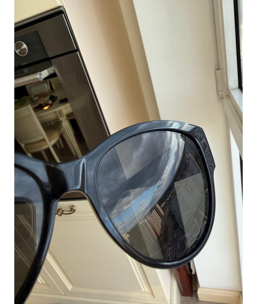 SAINT LAURENT Черные пластиковые солнцезащитные очки, фото 6