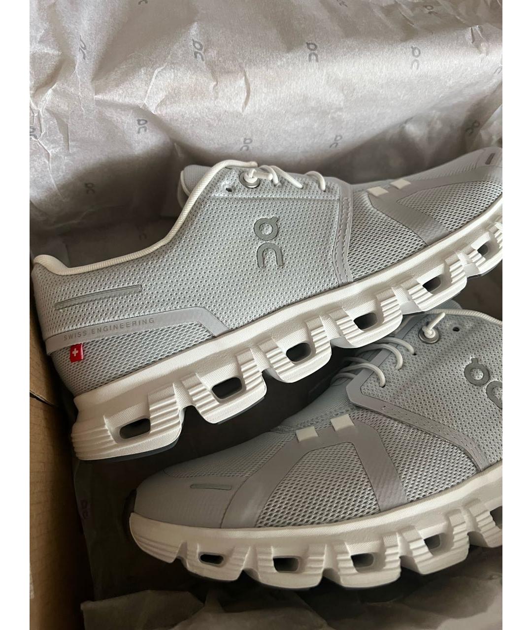 ON Серые текстильные кроссовки, фото 5
