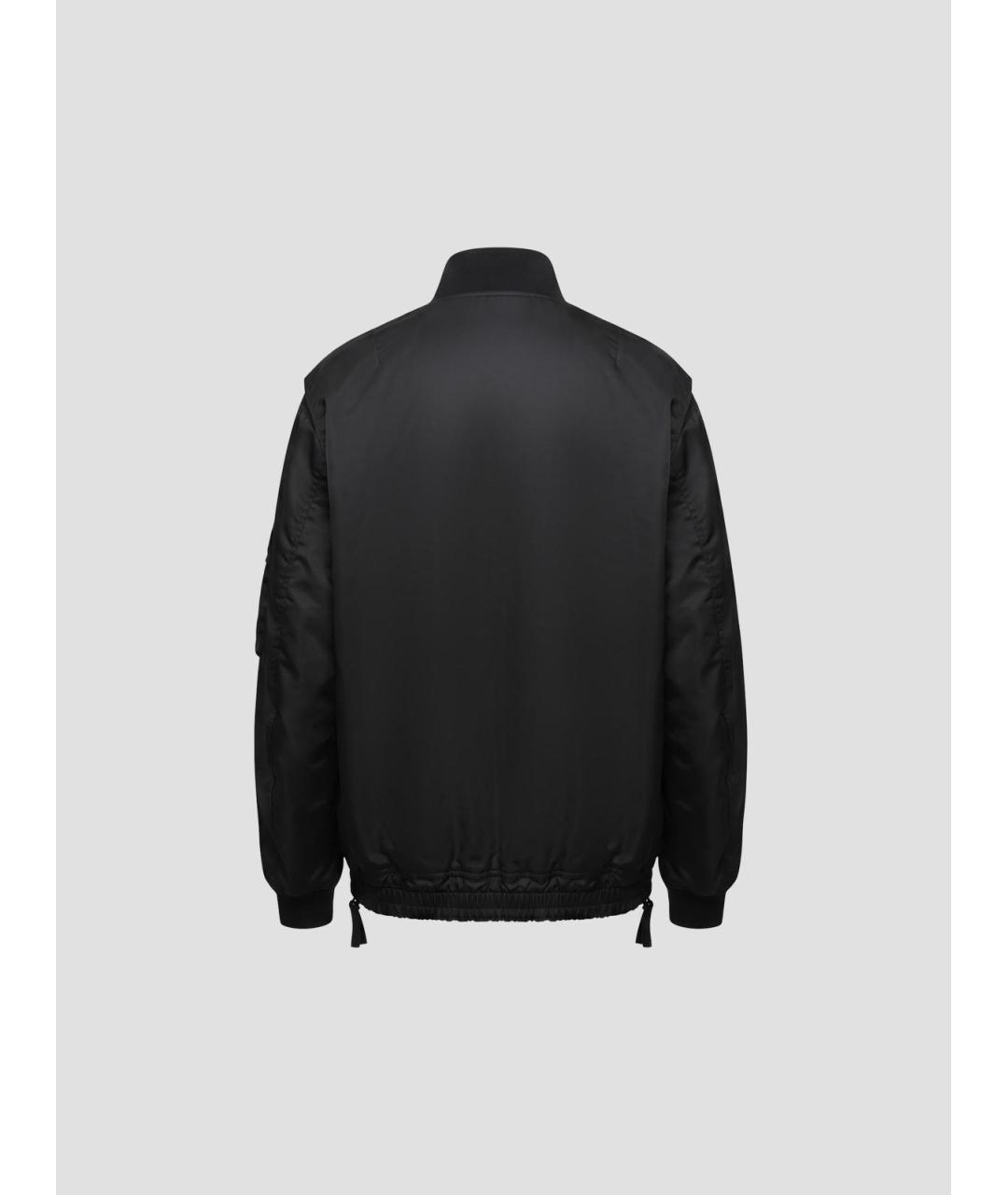 COMME DES GARÇONS HOMME PLUS Черная полиэстеровая куртка, фото 2