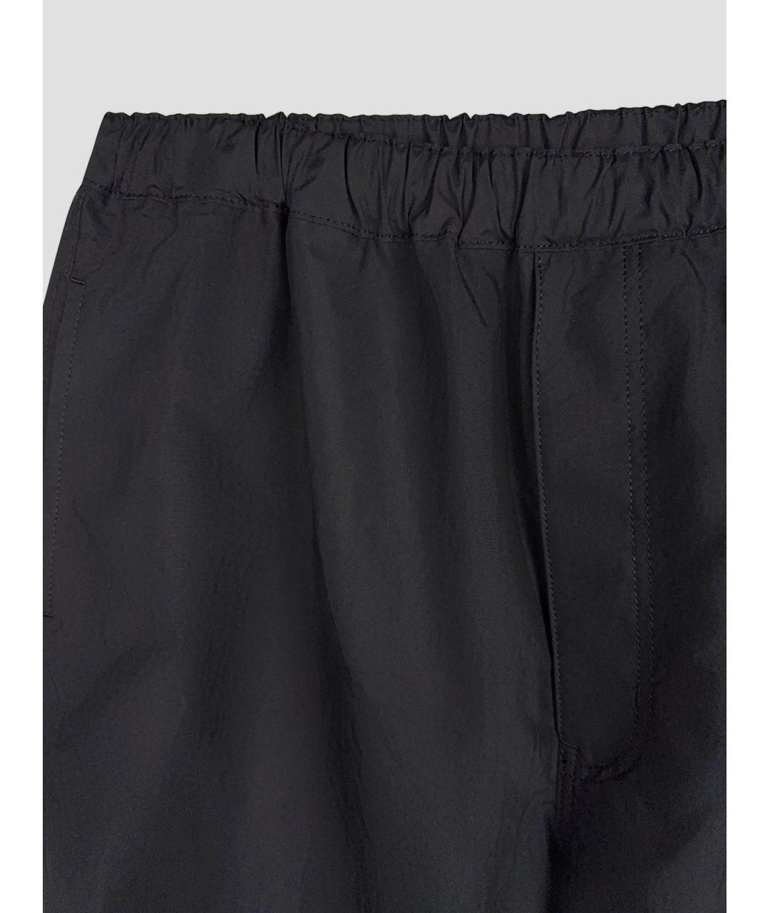 COMME DES GARÇONS HOMME PLUS Черные хлопковые повседневные брюки, фото 3