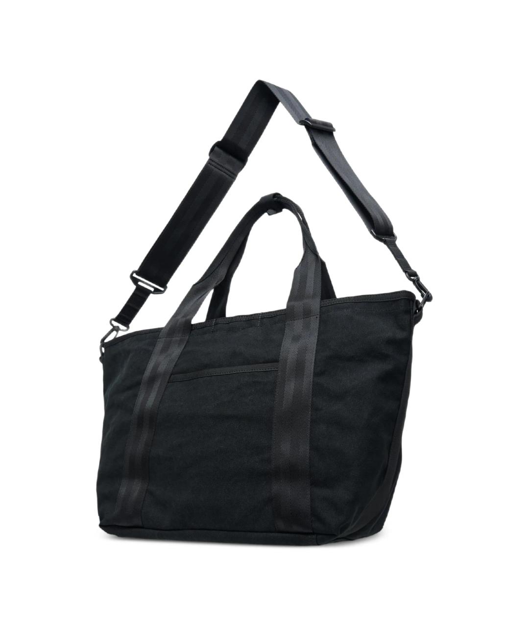 COMME DES GARÇONS HOMME PLUS Черная хлопковая сумка тоут, фото 2