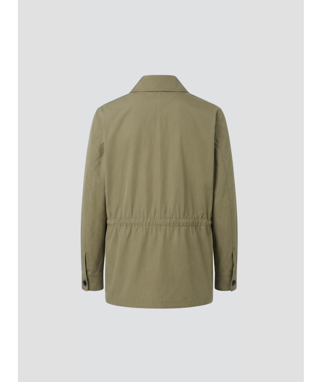 BURBERRY Зеленая хлопковая куртка, фото 2