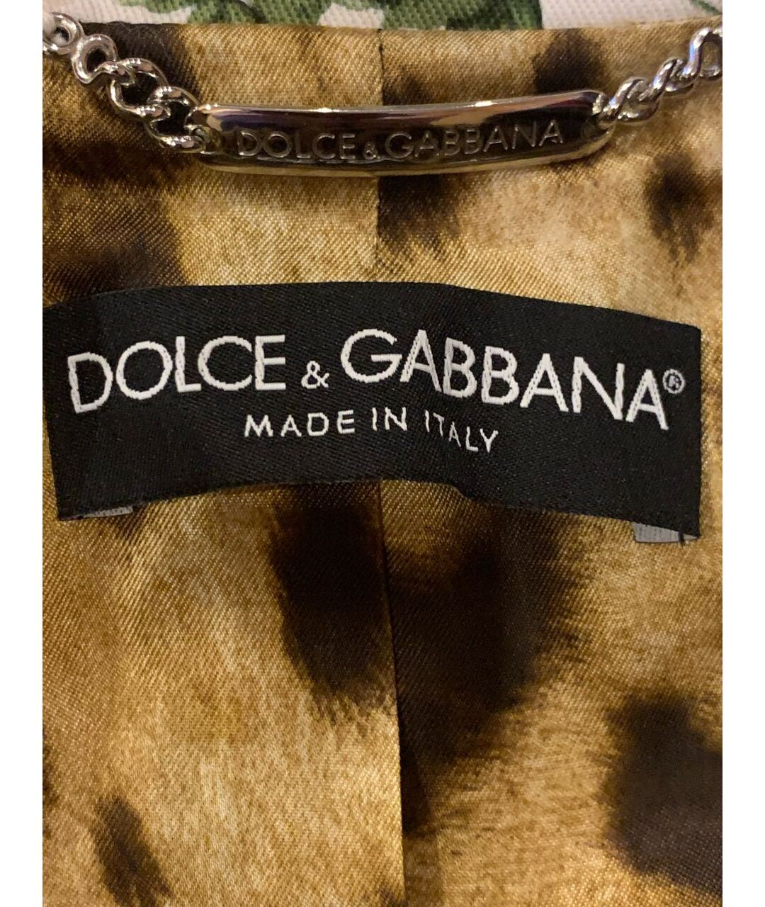 DOLCE&GABBANA Мульти хлопковый жакет/пиджак, фото 3