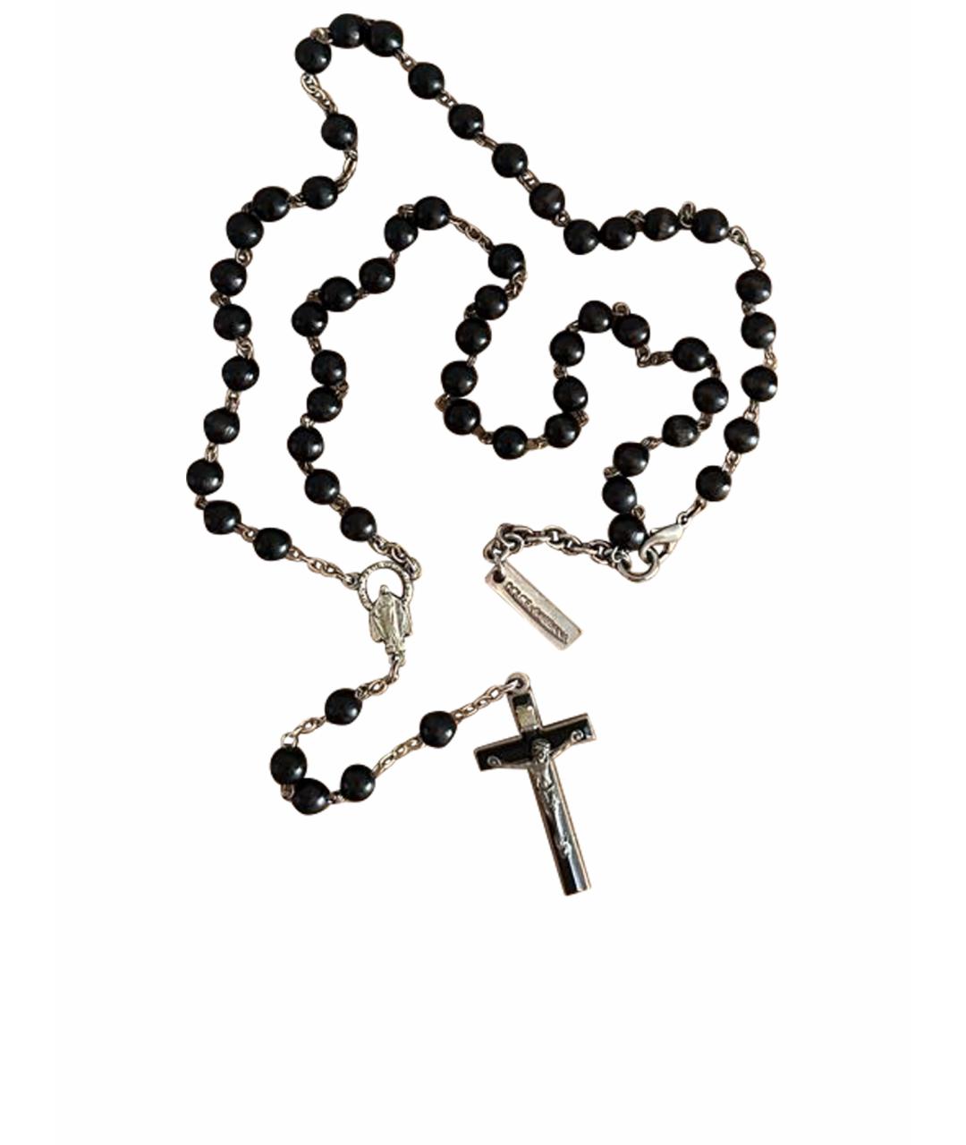 DOLCE&GABBANA Черная цепочка/подвеска из бисера, фото 1