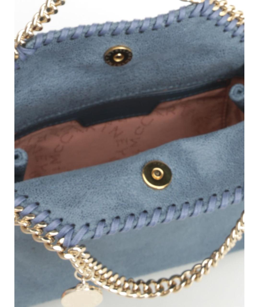 STELLA MCCARTNEY Голубая сумка через плечо из искусственной кожи, фото 4