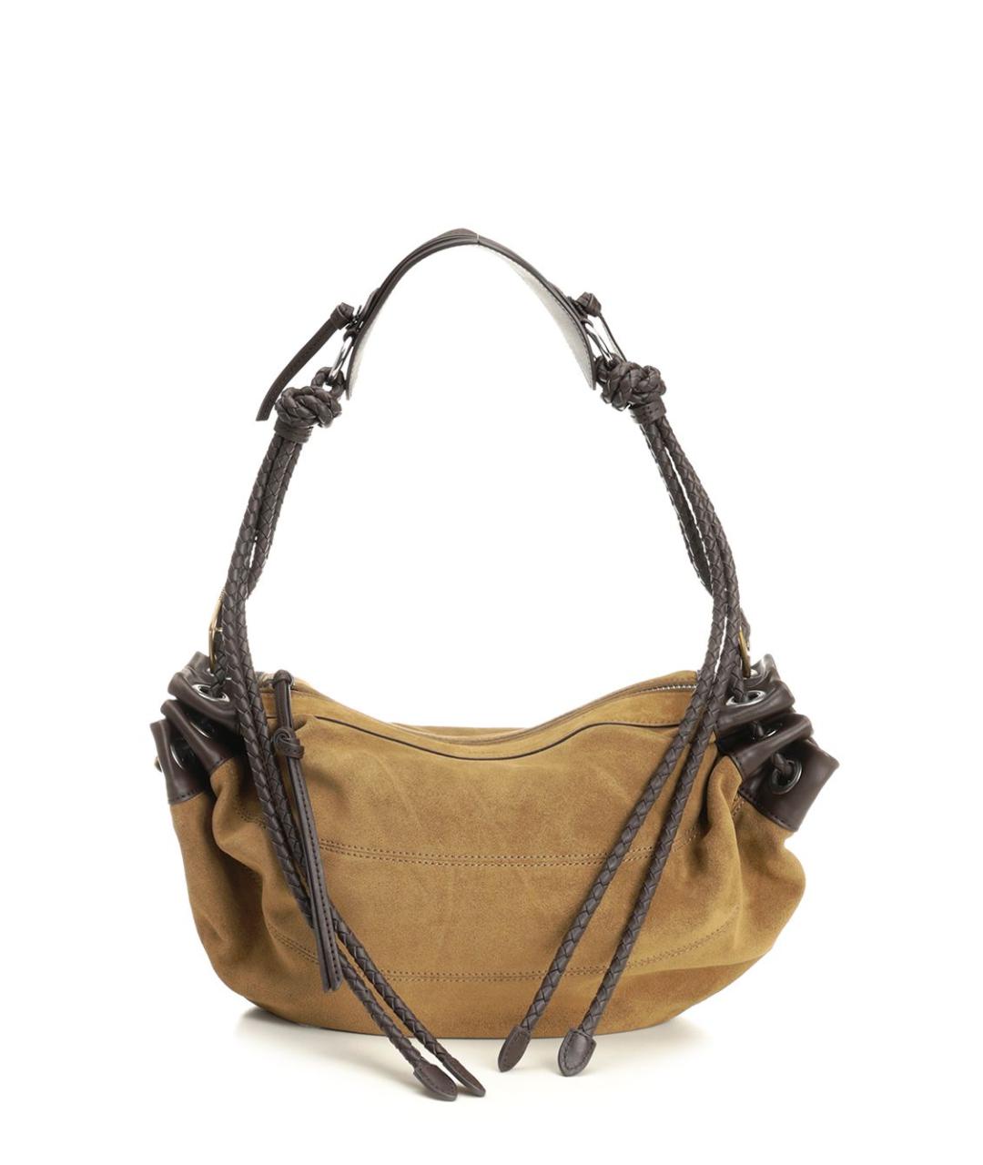 ISABEL MARANT Бежевая замшевая сумка через плечо, фото 1