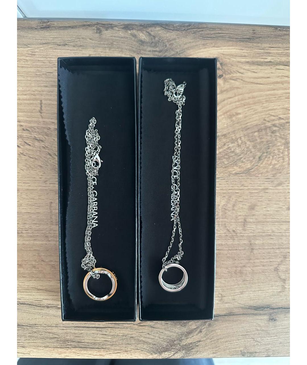 DOLCE&GABBANA Белая цепочка/подвеска, фото 2