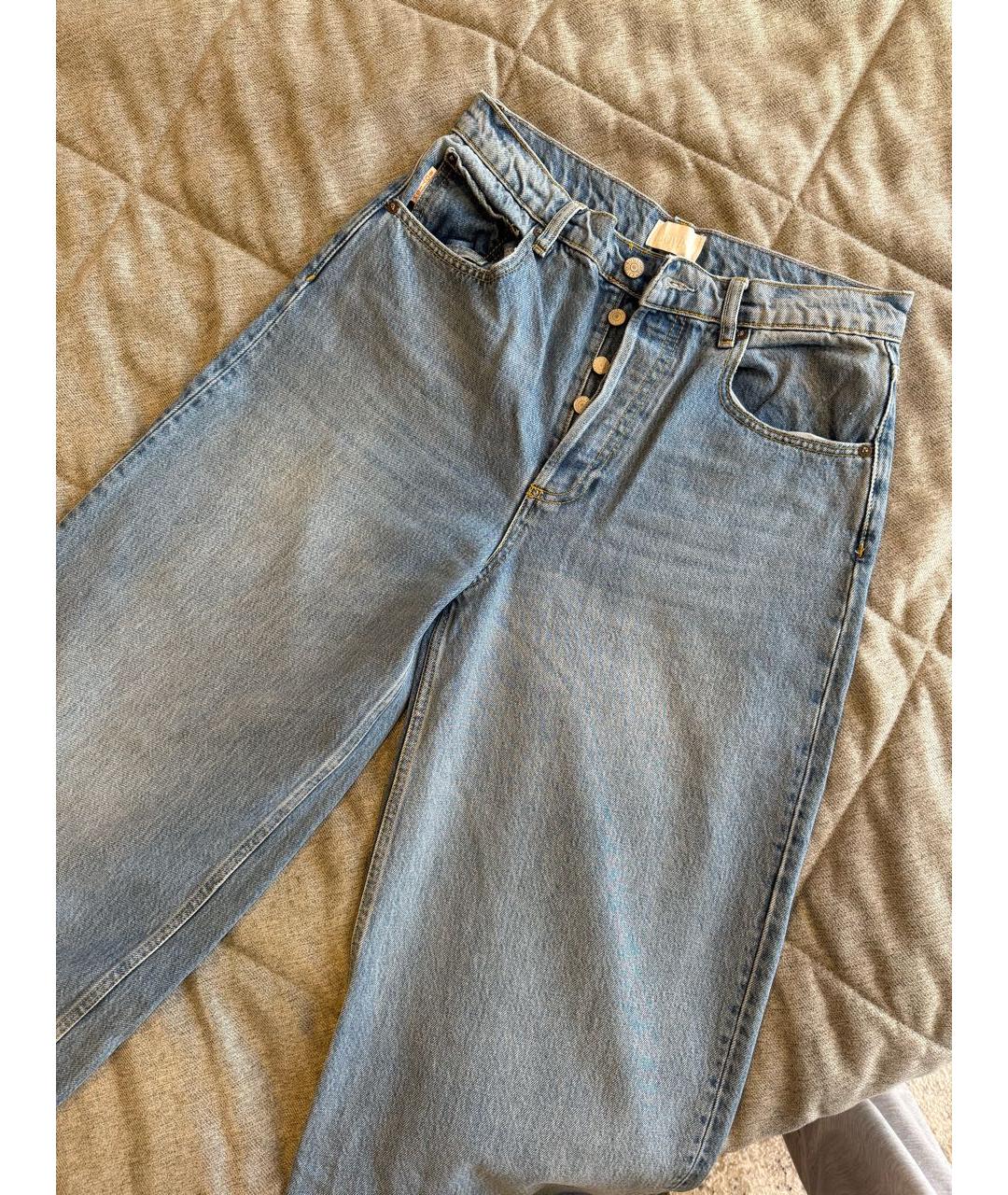 BOYISH Синие хлопко-лиоцелловые прямые джинсы, фото 7