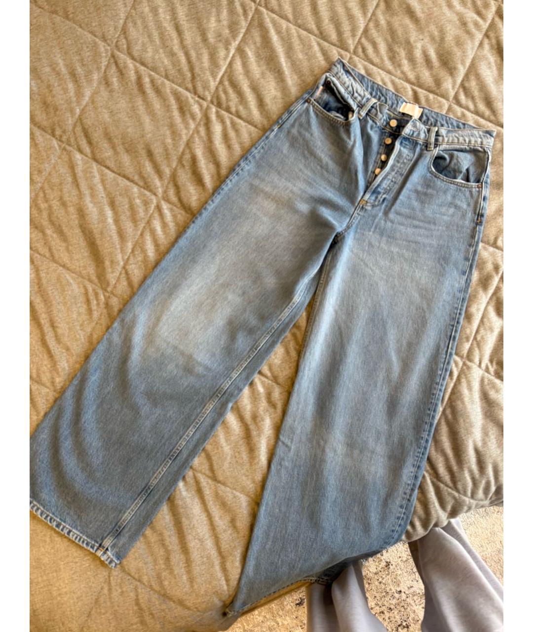BOYISH Синие хлопко-лиоцелловые прямые джинсы, фото 9