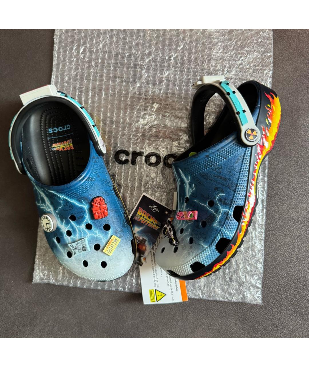 CROCS Мульти резиновые шлепанцы, фото 6