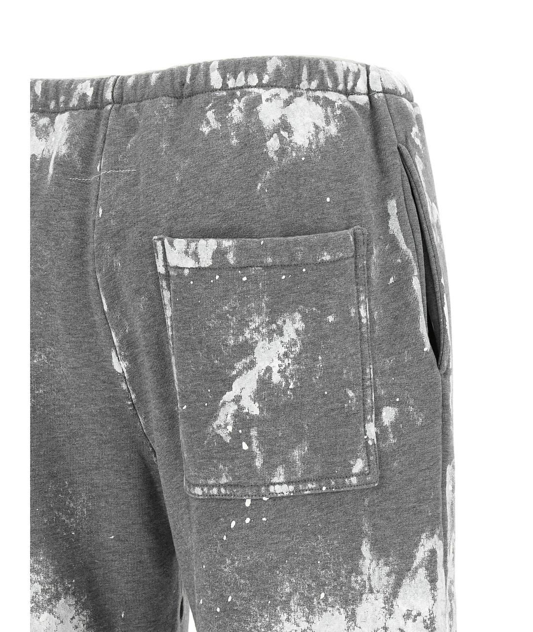 MM6 MAISON MARGIELA Мульти хлопковые прямые брюки, фото 4