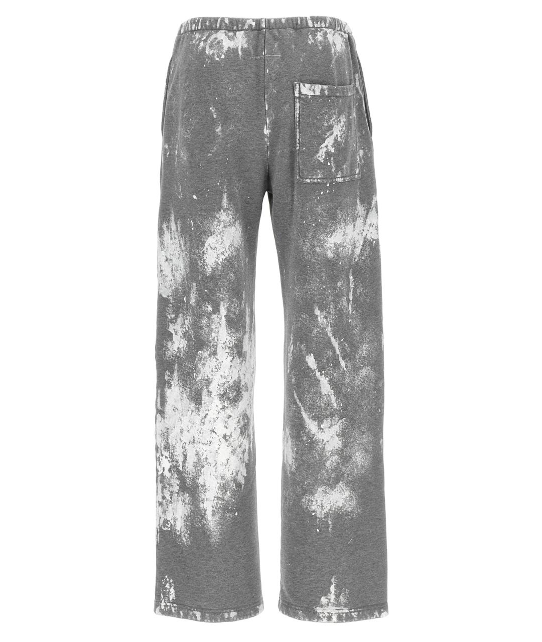 MM6 MAISON MARGIELA Мульти хлопковые прямые брюки, фото 2