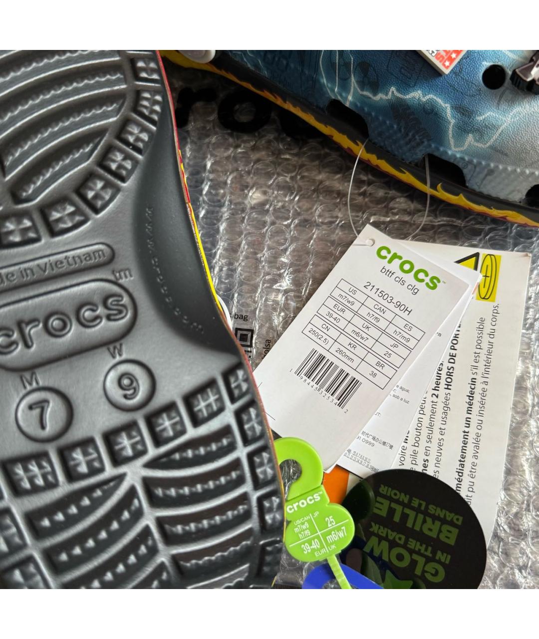 CROCS Мульти резиновые шлепанцы, фото 7