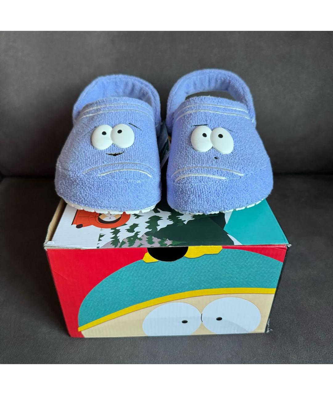 CROCS Фиолетовые резиновые шлепанцы, фото 2