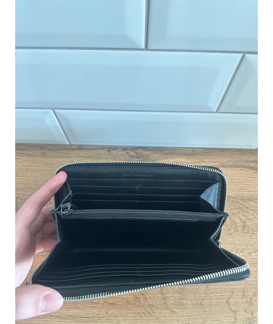 ALEXANDER MCQUEEN Зеленый кошелек, фото 3