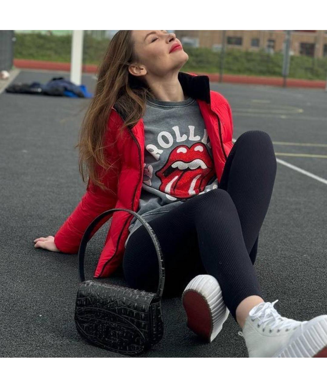 DIESEL Черная кожаная сумка с короткими ручками, фото 5