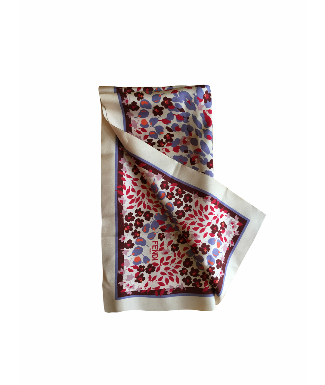 FENDI Мульти шелковый шарф, фото 1
