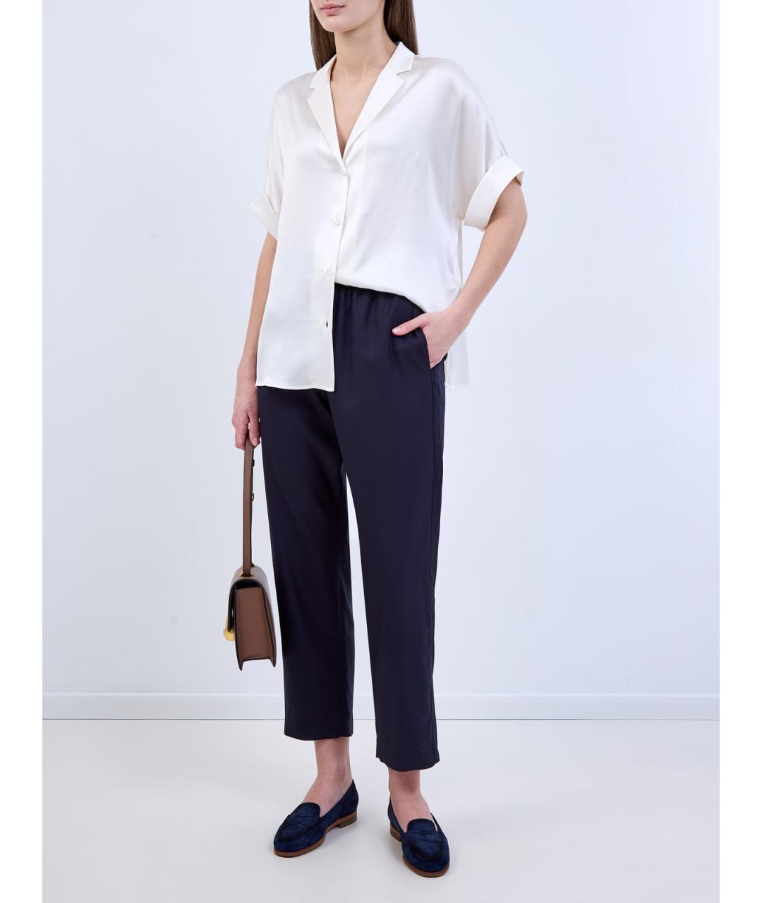 ELEVENTY Белая шелковая рубашка, фото 2