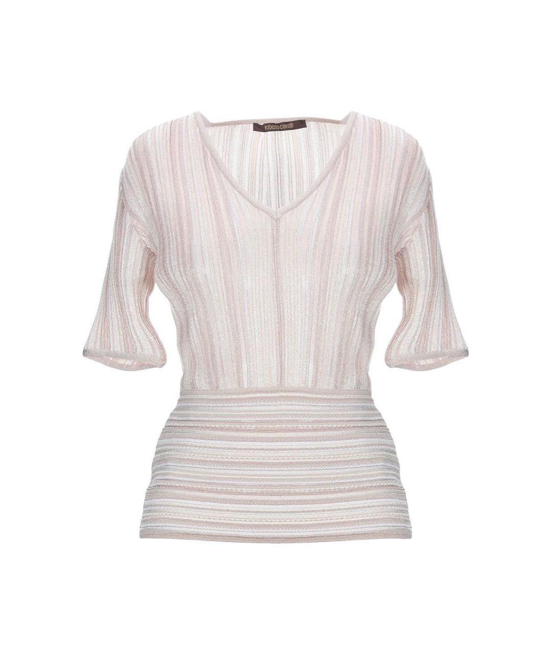 ROBERTO CAVALLI Бежевая блузы, фото 3