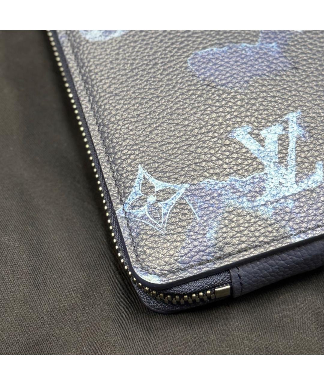 LOUIS VUITTON Синяя кожаная сумка на плечо, фото 2