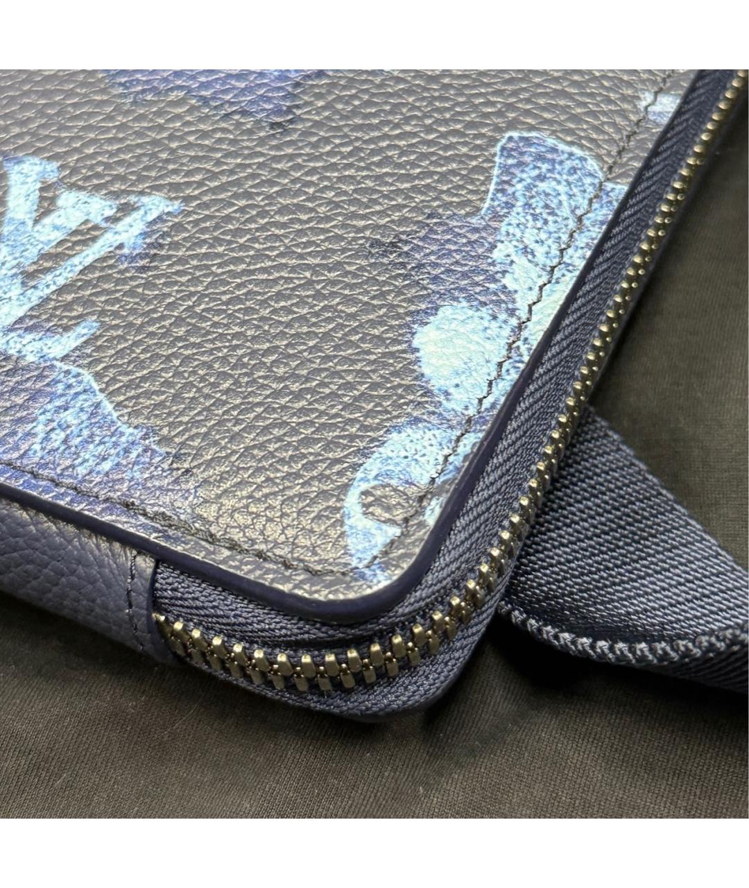 LOUIS VUITTON Синяя кожаная сумка на плечо, фото 3