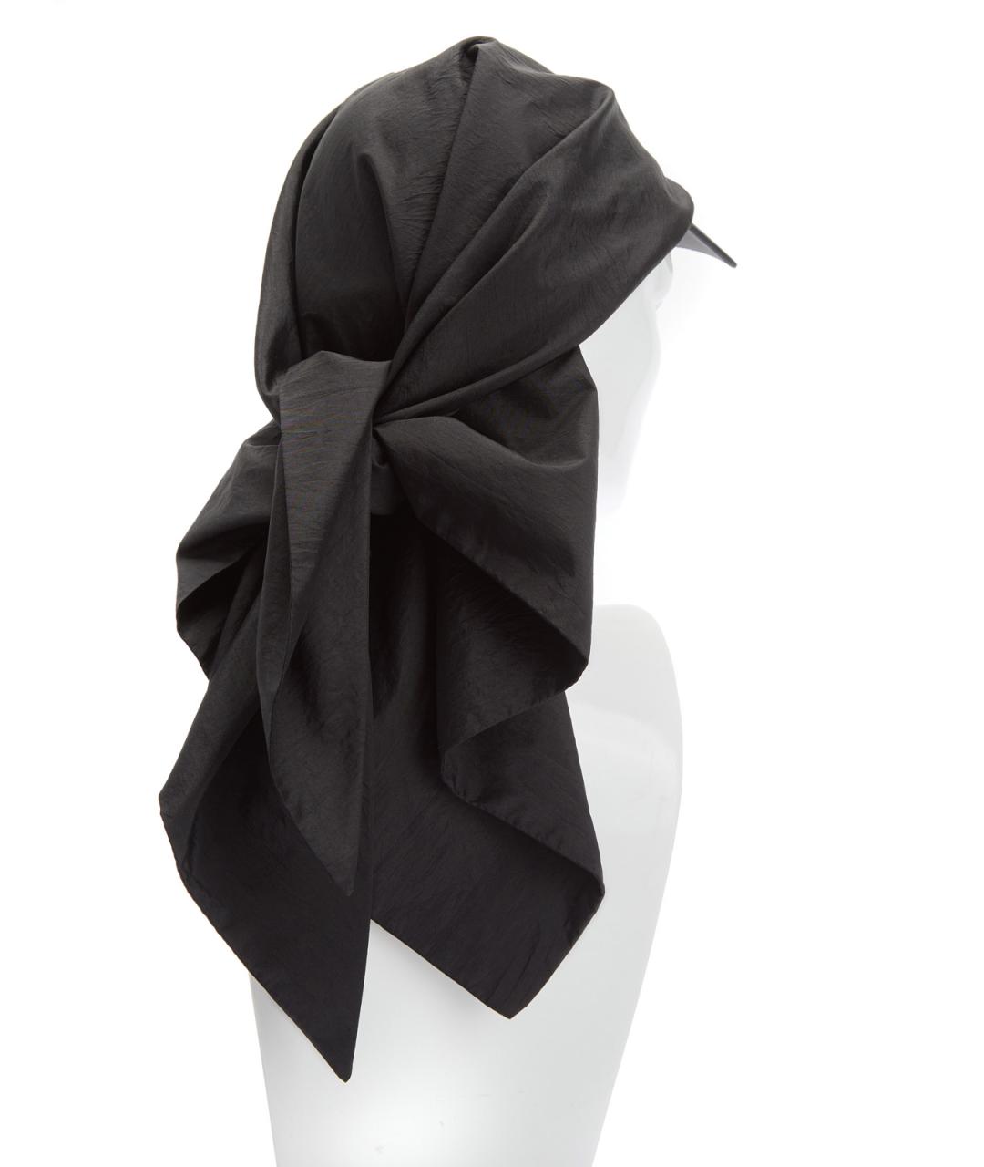 JIL SANDER Черная кепка, фото 2