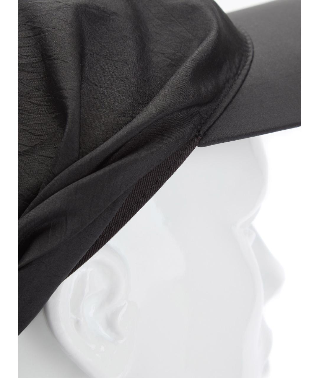 JIL SANDER Черная кепка, фото 3