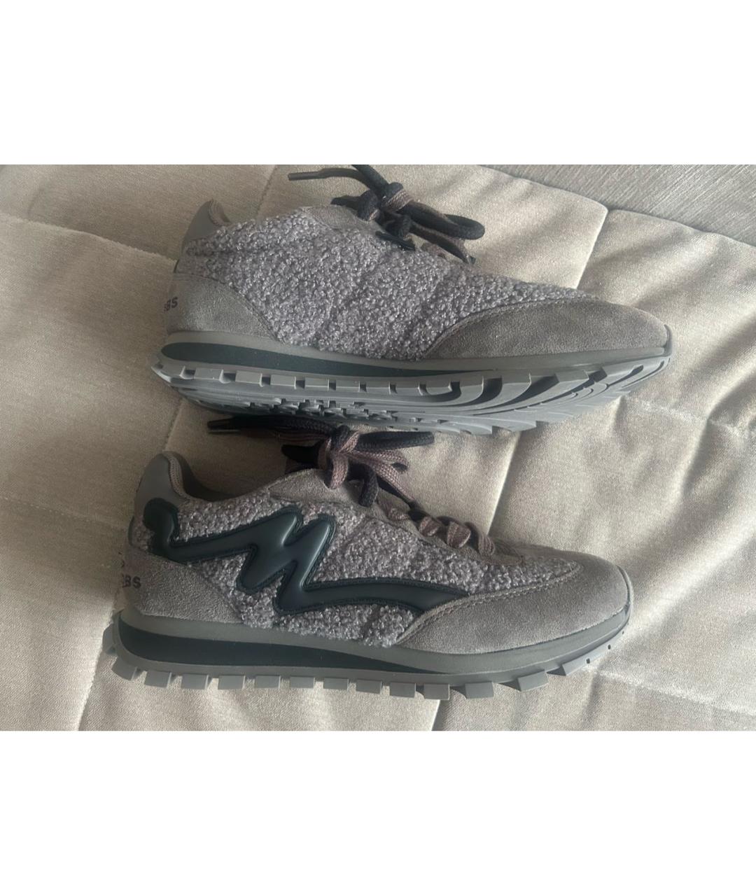 MARC JACOBS Коричневые замшевые кроссовки, фото 9