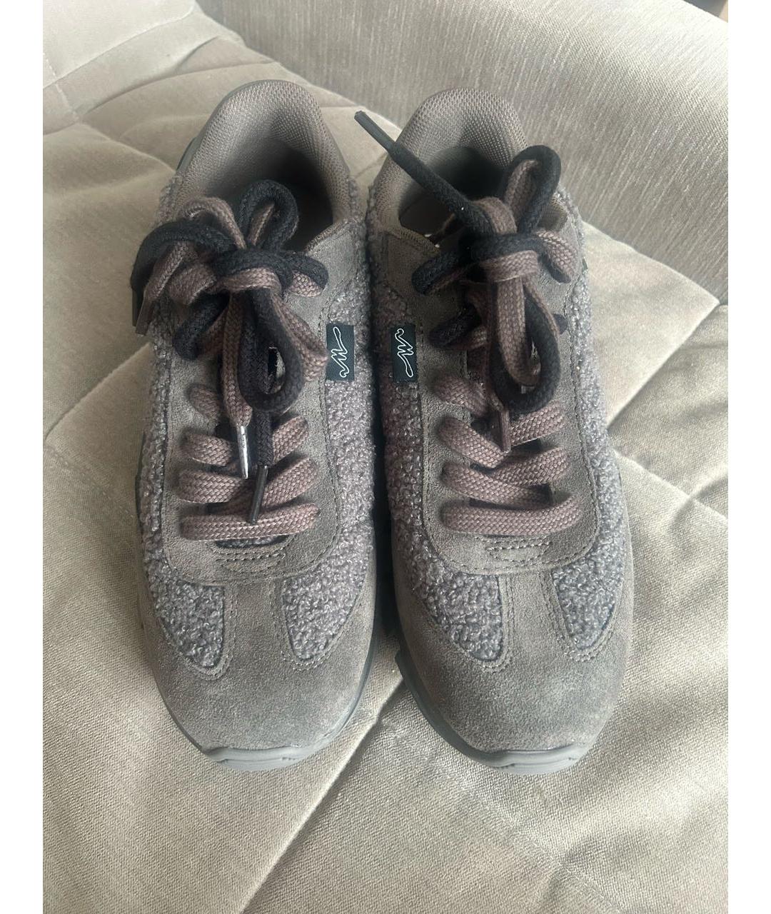 MARC JACOBS Коричневые замшевые кроссовки, фото 2