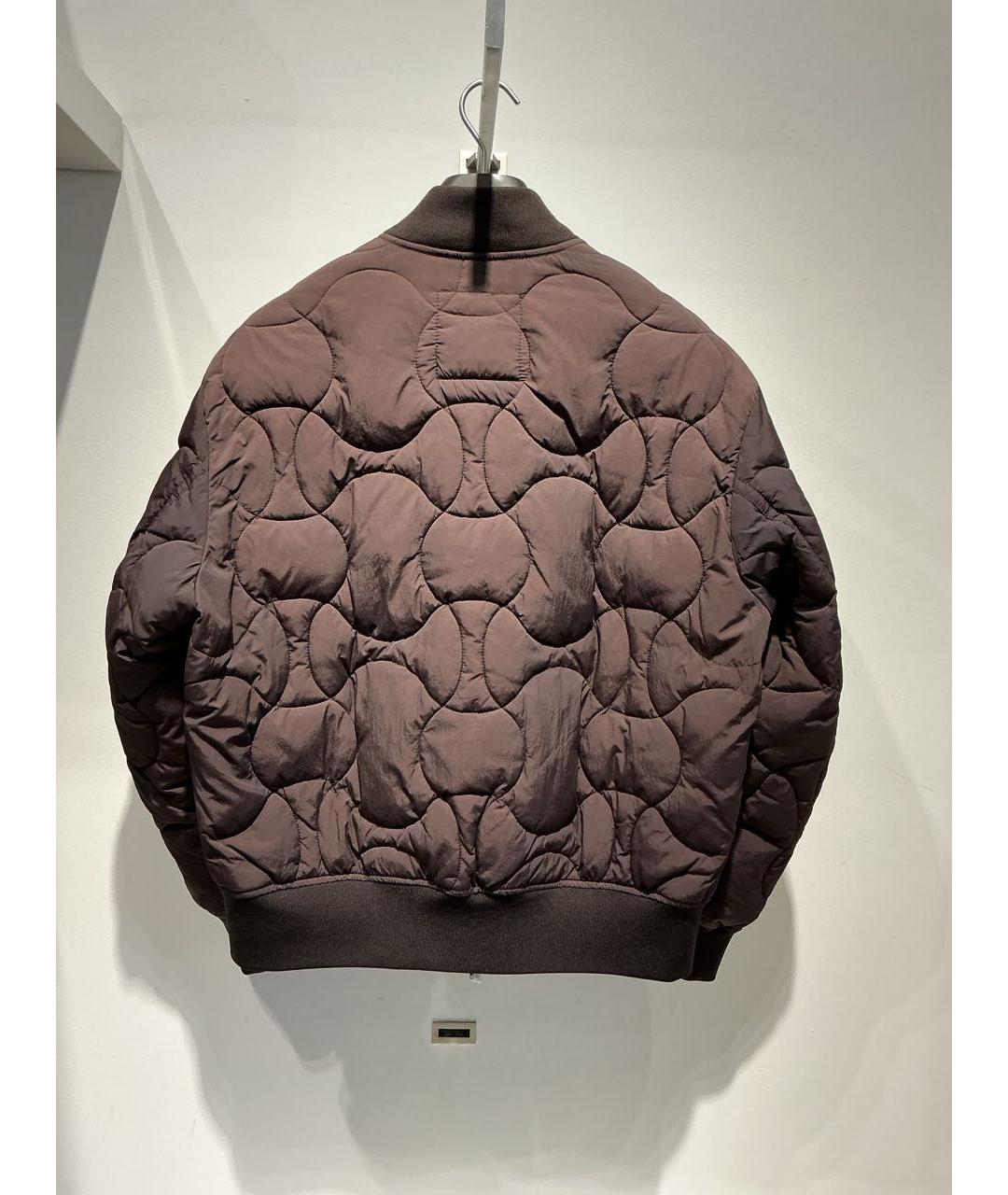 HUGO BOSS Коричневая полиэстеровая куртка, фото 3