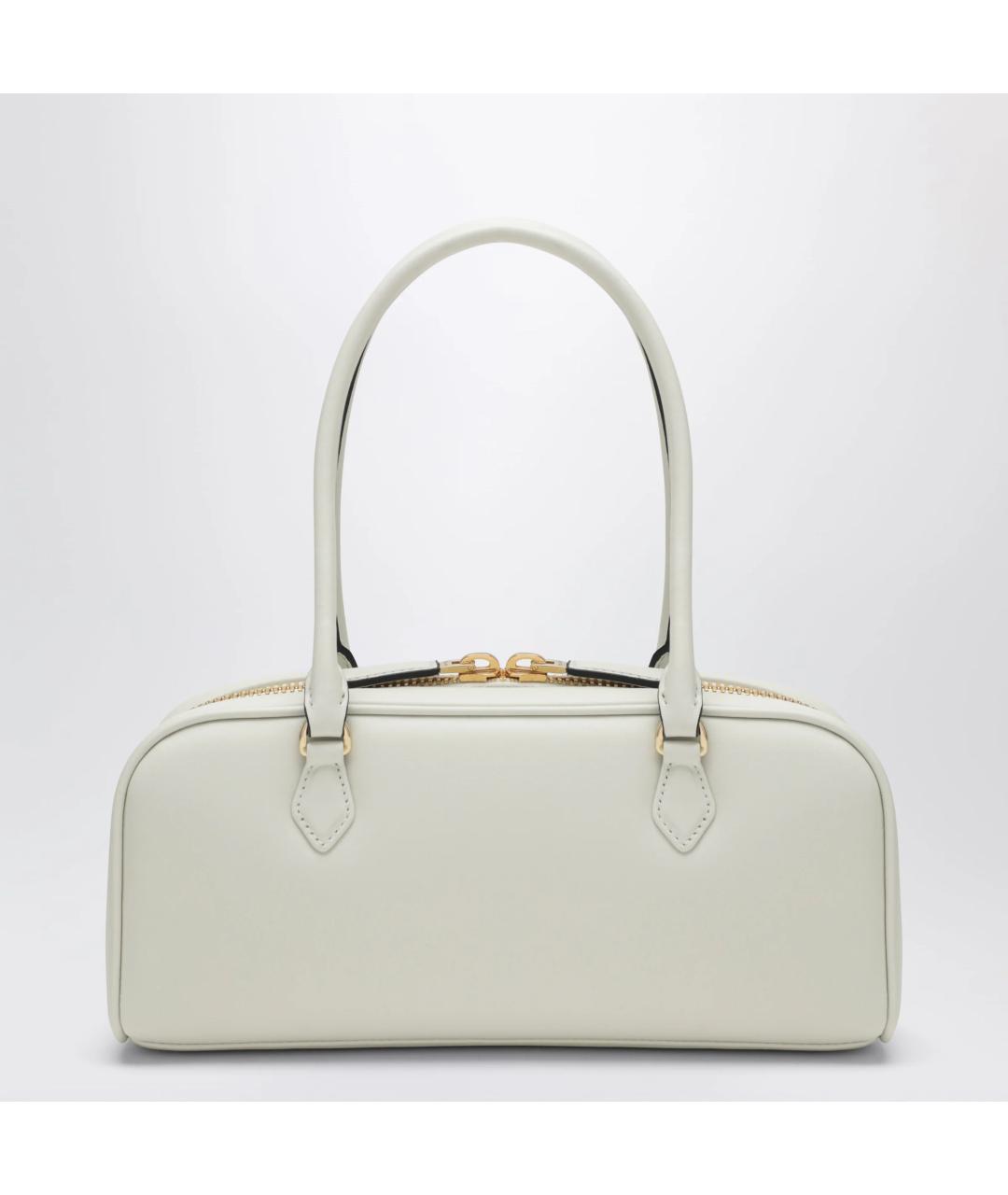 PRADA Белая кожаная сумка тоут, фото 2