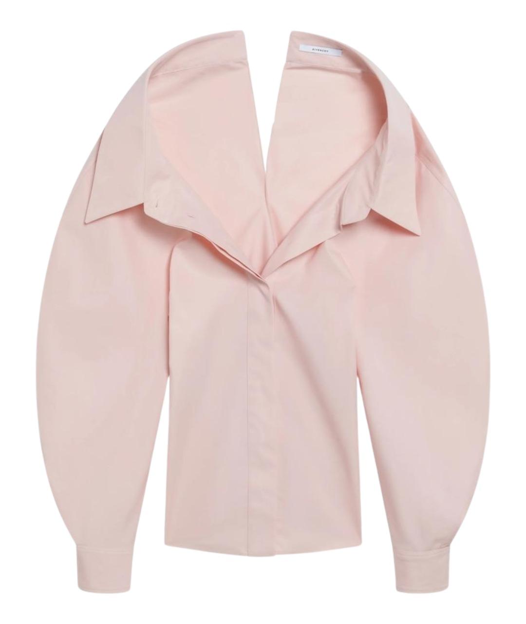 GIVENCHY Розовая хлопковая рубашка, фото 1