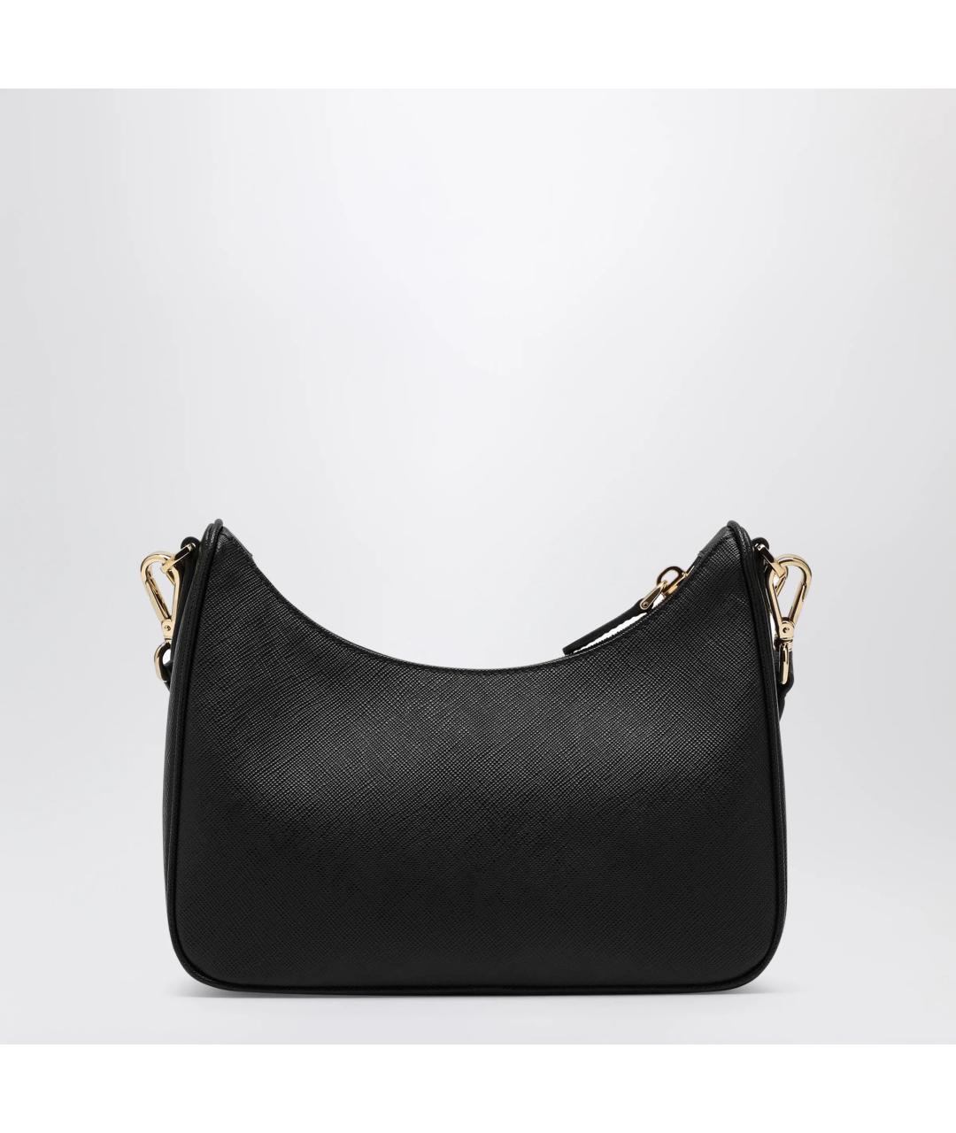 PRADA Черная кожаная сумка через плечо, фото 2