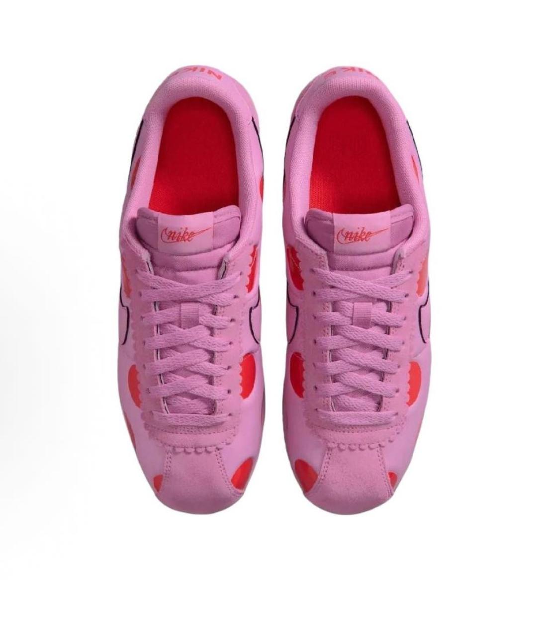 NIKE Розовые кожаные кроссовки, фото 3