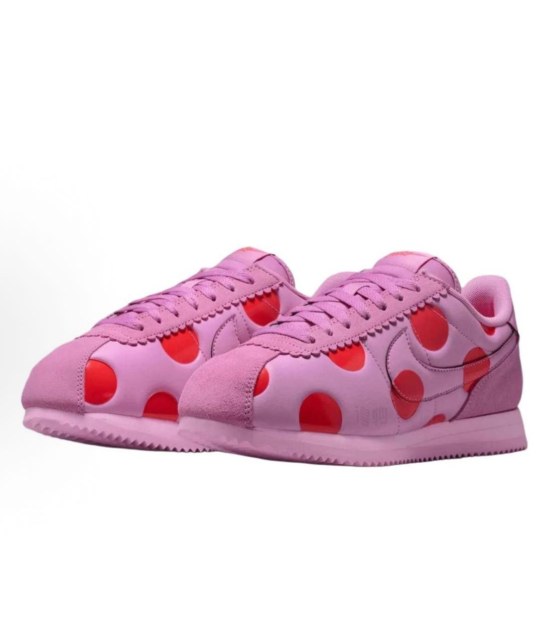 NIKE Розовые кожаные кроссовки, фото 2