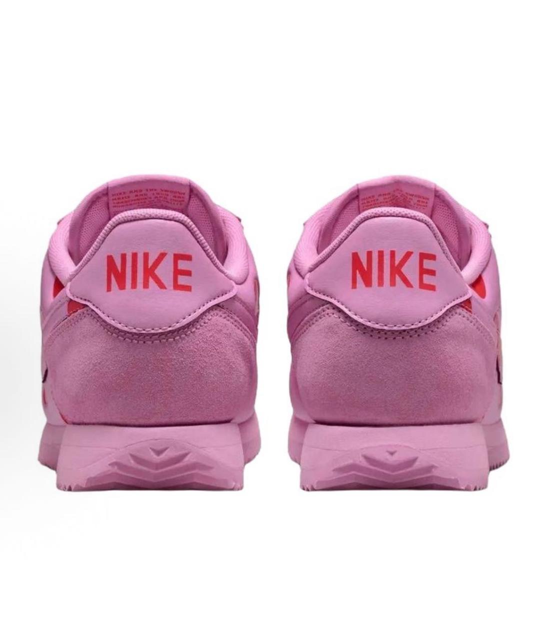 NIKE Розовые кожаные кроссовки, фото 4